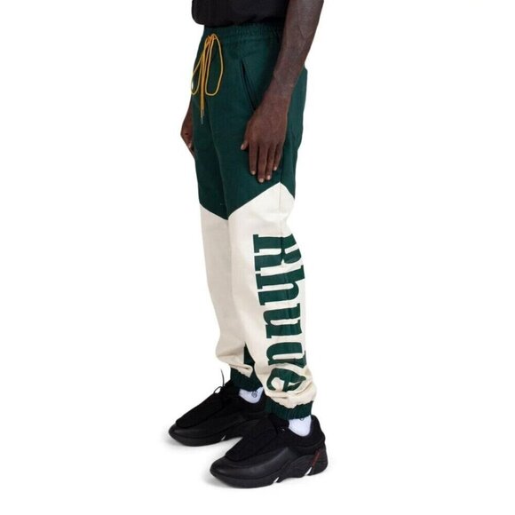 Rhude Flight Pant Size M Mens Green Cotton Track RARE - Picture 16 of 16